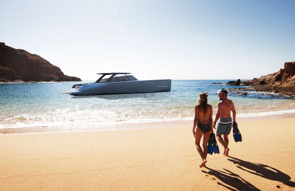 THE TWIN DOLPHIN VANDUTCH 56T BRINGS A NEW LEVEL OF LUXURY AND ADVENTURE TO LOS CABOS, MEXICO.